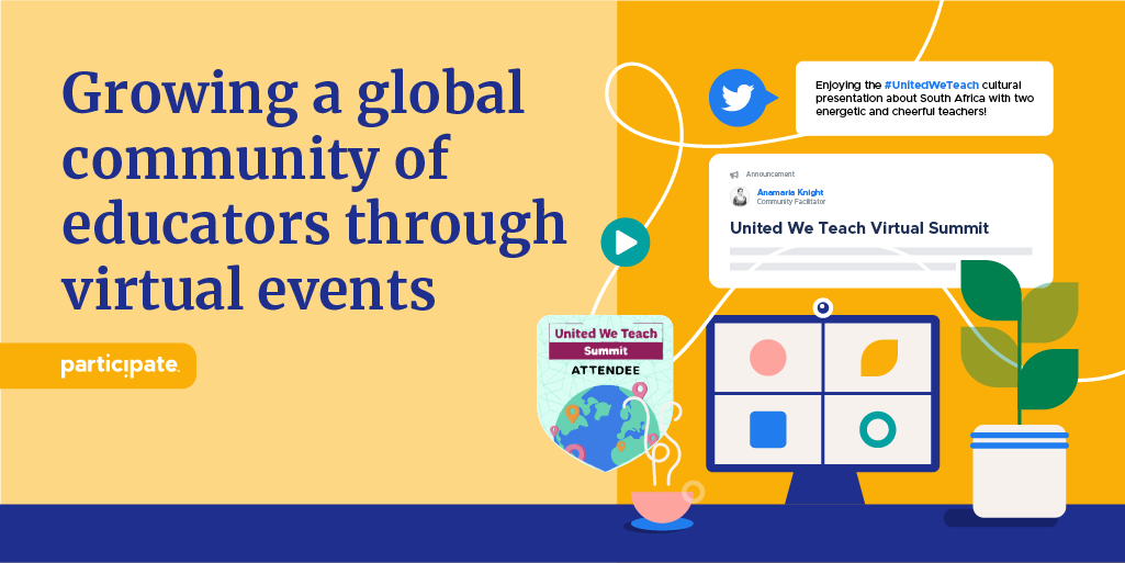 Growing a global community of educators through virtual events